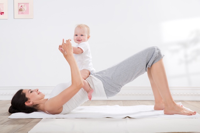 Losing belly fat after pregnancy: 1) Postpartum Exercises